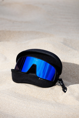 Okulary sportowe PICA OLOR niebieskie fotochromowe