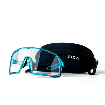 Okulary sportowe PICA OLOR turkusowe fotochromowe