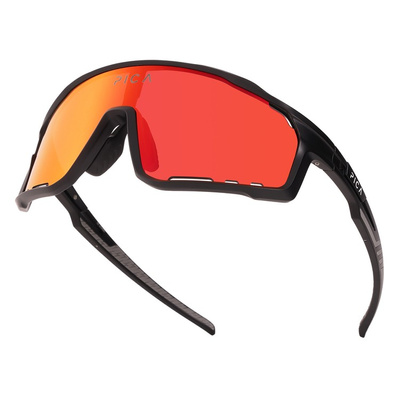 Okulary sportowe PICA STRIX czarne / 3 pary soczewek